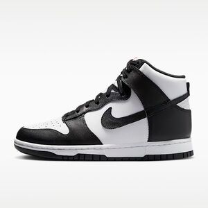 Nike Black and White High-Top Sneakers